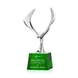 Maverick Eagle Award on Robson Base - Green | https://www.bestnamebadges.com