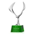 Maverick Eagle Award on Robson Base - Green | https://www.bestnamebadges.com