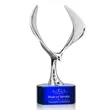Maverick Eagle Award on Paragon Base - Blue | https://www.bestnamebadges.com