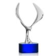 Maverick Eagle Award on Paragon Base - Blue | https://www.bestnamebadges.com