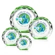 Seville VividPrint™ Award - Green | https://www.bestnamebadges.com