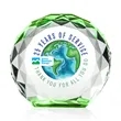 Seville VividPrint™ Award - Green | https://www.bestnamebadges.com