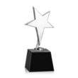 Tuscany Chrome Star on Robson Base - Black | https://www.bestnamebadges.com