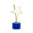 Tuscany Gold Star on Marvel Base - Blue | https://www.bestnamebadges.com
