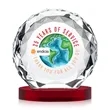 Seville VividPrint™ Award on Alberton Base - Red | https://www.bestnamebadges.com