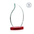 Croydon VividPrint™ Award on Alberton Base - Red | https://www.bestnamebadges.com