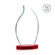 Croydon VividPrint™ Award on Alberton Base - Red | https://www.bestnamebadges.com