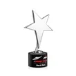 Tuscany Chrome Star VividPrint™ Award on Marvel Base - Black | https://www.bestnamebadges.com