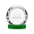 Seville Award on Alberton Base - Green | https://www.bestnamebadges.com