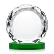Seville Award on Alberton Base - Green | https://www.bestnamebadges.com