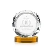 Seville Award on Alberton Base - Amber | https://www.bestnamebadges.com