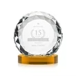 Seville Award on Alberton Base - Amber | https://www.bestnamebadges.com