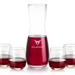 Mason Carafe & Crestview Stemless Wine | https://www.bestnamebadges.com