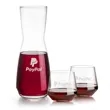 Mason Carafe & Tucson Stemless Wine | https://www.bestnamebadges.com
