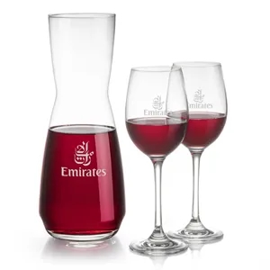 Mason Carafe & Burlington Wine Set | https://www.bestnamebadges.com
