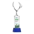 Maverick Eagle VividPrint™ Award on Belcroft Base - Blue | https://www.bestnamebadges.com