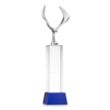 Maverick Eagle VividPrint™ Award on Belcroft Base - Blue | https://www.bestnamebadges.com