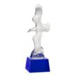 Staffordshire Eagle on Robson Base - Blue | https://www.bestnamebadges.com