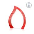 Tidworth Blaze Award - Red | https://www.bestnamebadges.com