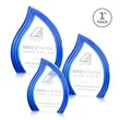 Tidworth Blaze Award - Blue | https://www.bestnamebadges.com