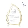 Tidworth Flame Award - Gold | https://www.bestnamebadges.com