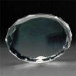 3D Crystal Oval Paperweight | https://www.bestnamebadges.com