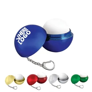 Metallic Lip Balm Key Chain Lip Care