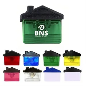 Plastic House Magnetic Memo Clip  in Electronic Organizer