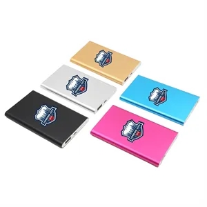 SLIM USA Decorated 4000mAh High-Capacity Aluminum Power Bank