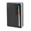 Semester Spiral Notebook With Sticky Flags 6.25" x 8.5" | https://www.bestnamebadges.com