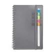 Semester Spiral Notebook With Sticky Flags 6.25" x 8.5" | https://www.bestnamebadges.com