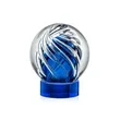 Genista Award on Stanrich Base - Blue | https://www.bestnamebadges.com