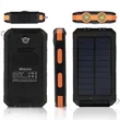 Waterproof Compass Solar Power Bank w/Flashlight 10000mah | https://www.bestnamebadges.com