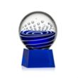 Tranquility Award on Robson Base - Blue | https://www.bestnamebadges.com