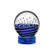 Tranquility Award on Stanrich Base - Blue | https://www.bestnamebadges.com