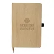 Woodgrain Texture Journal Notebook 5.7" x 8.46" | https://www.bestnamebadges.com