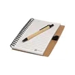 Stone Paper Spiral Notebook & Pen 5.5" x 7" | https://www.bestnamebadges.com