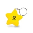 Star Shape Stress Ball Keychain | https://www.bestnamebadges.com