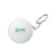 Golf Ball Shape Stress Reliever Keychain | https://www.bestnamebadges.com