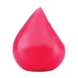 Red Blood Drop Shape Stress Ball | https://www.bestnamebadges.com