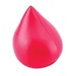 Red Blood Drop Shape Stress Ball | https://www.bestnamebadges.com