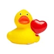 Heart Rubber Duck | https://www.bestnamebadges.com