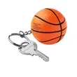 Basketball Shape Stress Ball Keychain | https://www.bestnamebadges.com