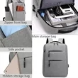 Multifunctional Laptop Backpack with USB Charging Port | https://www.bestnamebadges.com