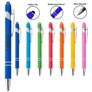 2-in-1 Stylus & Ballpoint Metal Pen