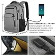 15.6" Laptop Backpack with USB Charging Port and Multiple Co | https://www.bestnamebadges.com