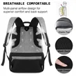 15.6" Laptop Backpack with USB Charging Port and Multiple Co | https://www.bestnamebadges.com
