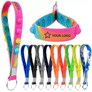 Push Pop Stress Reliever Keychain