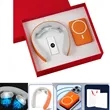 Promotional Gift Neck Massager Power Bank Set Custom Logo | https://www.bestnamebadges.com