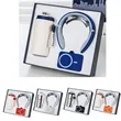 Executive Gift Vacuum Neck Massager Power Bank Set | https://www.bestnamebadges.com